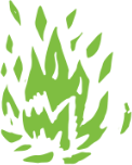 green fire illustration