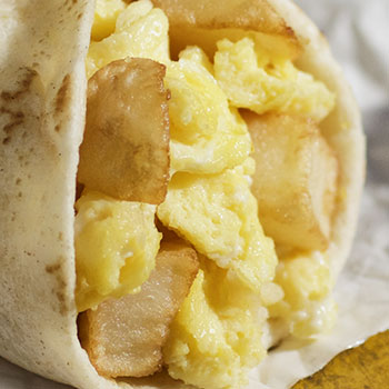 Potato and Egg Protein Closeup