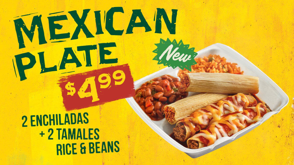 Mexican Plate - $4.99